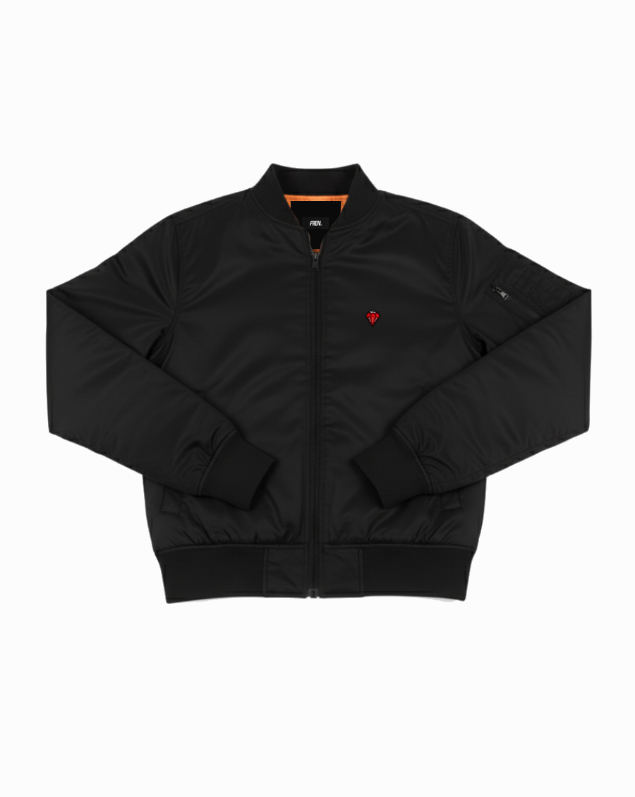 Diamond strawberry bomber coat • FRDV