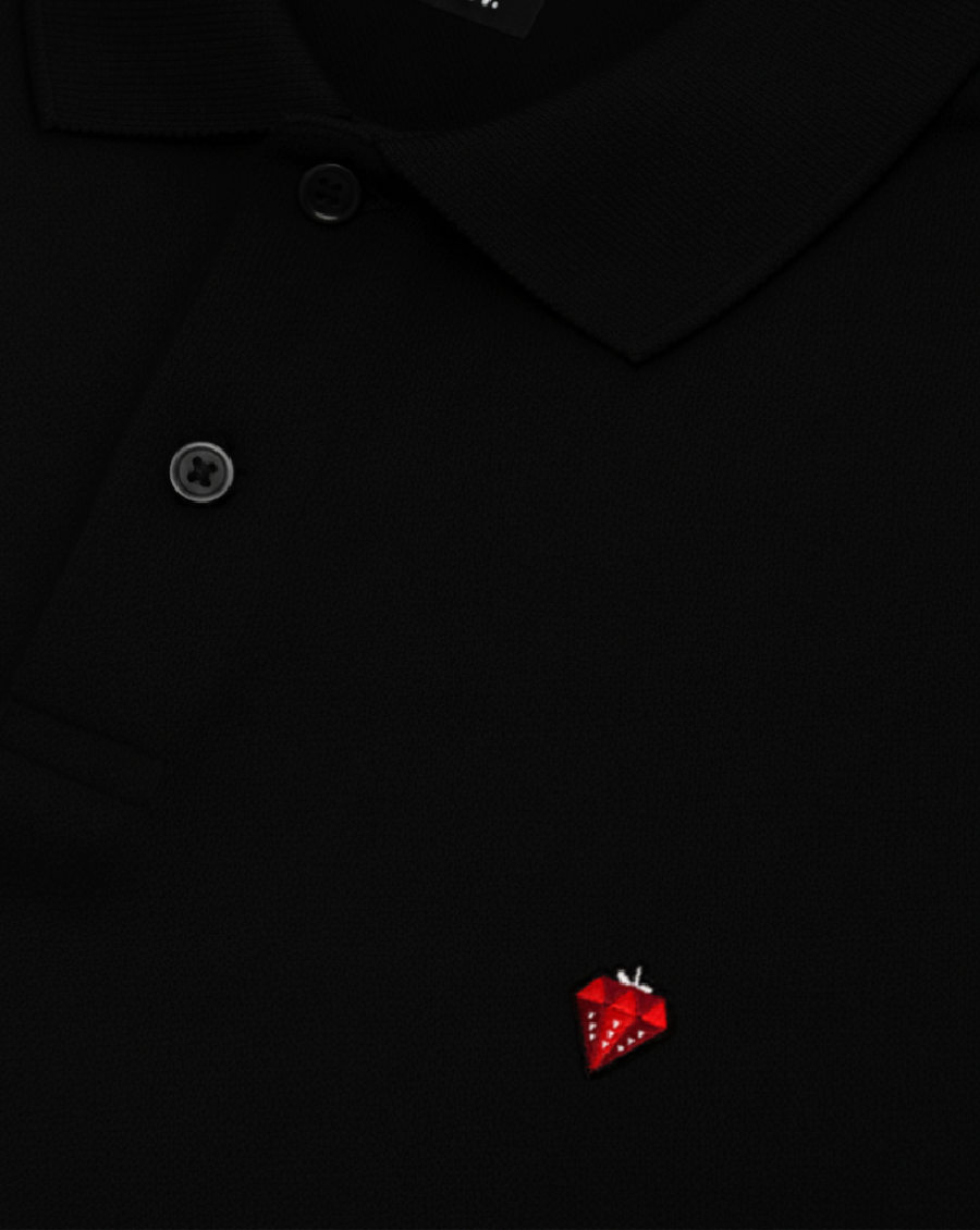 Polo fraise diamant • FRDV