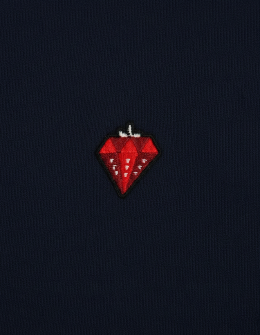 Camiseta de fresa con diamantes (talla grande) • FRDV