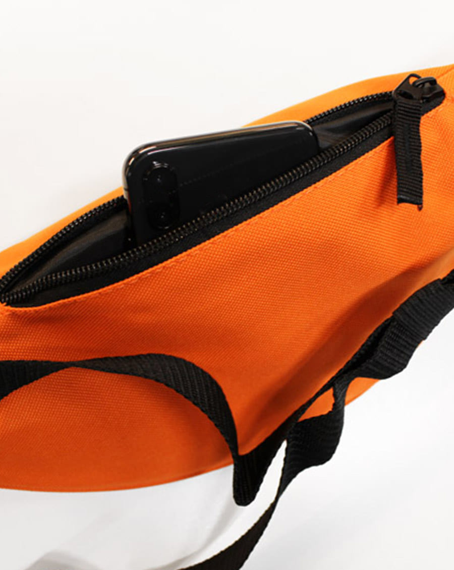 sacoche banane orange diamant fraise frdv designer
