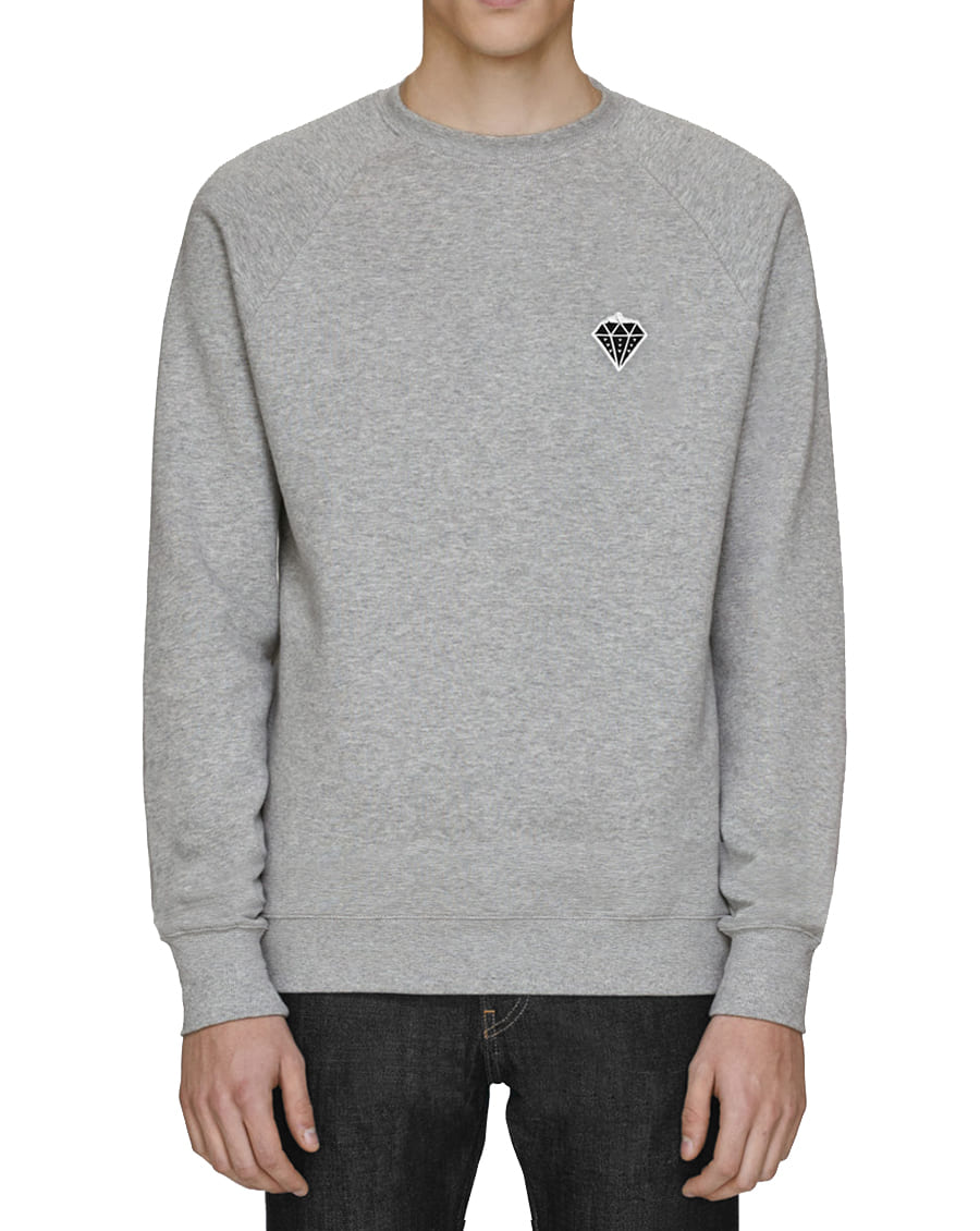 sweatshirt diamant fraise frdv designer
