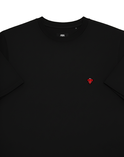 Camiseta de fresa con diamantes (talla grande) • FRDV