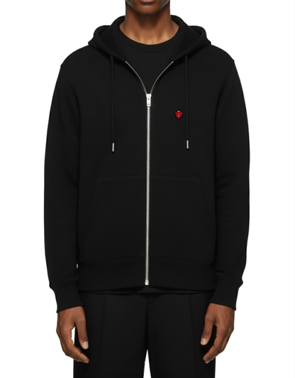 Diamond strawberry zip hoodie • FRDV
