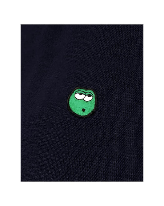 tshirt whistle grenouille qui siffle frdv designer bleu marine