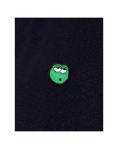 tshirt whistle grenouille qui siffle frdv designer bleu marine