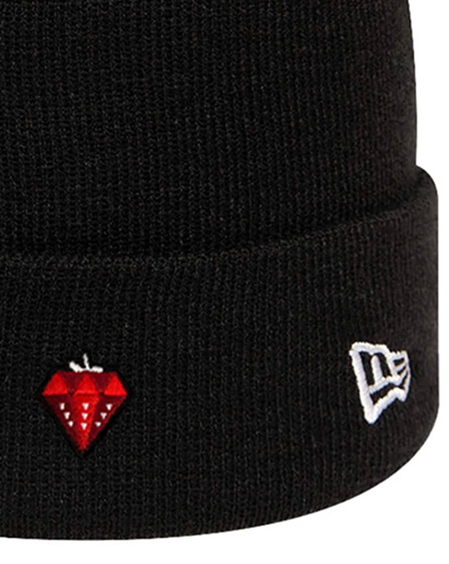 Diamond strawberry new era beanie