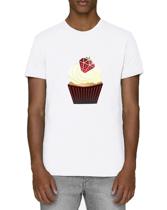 tshirt gateau cupcake diamant fraise frdv designer